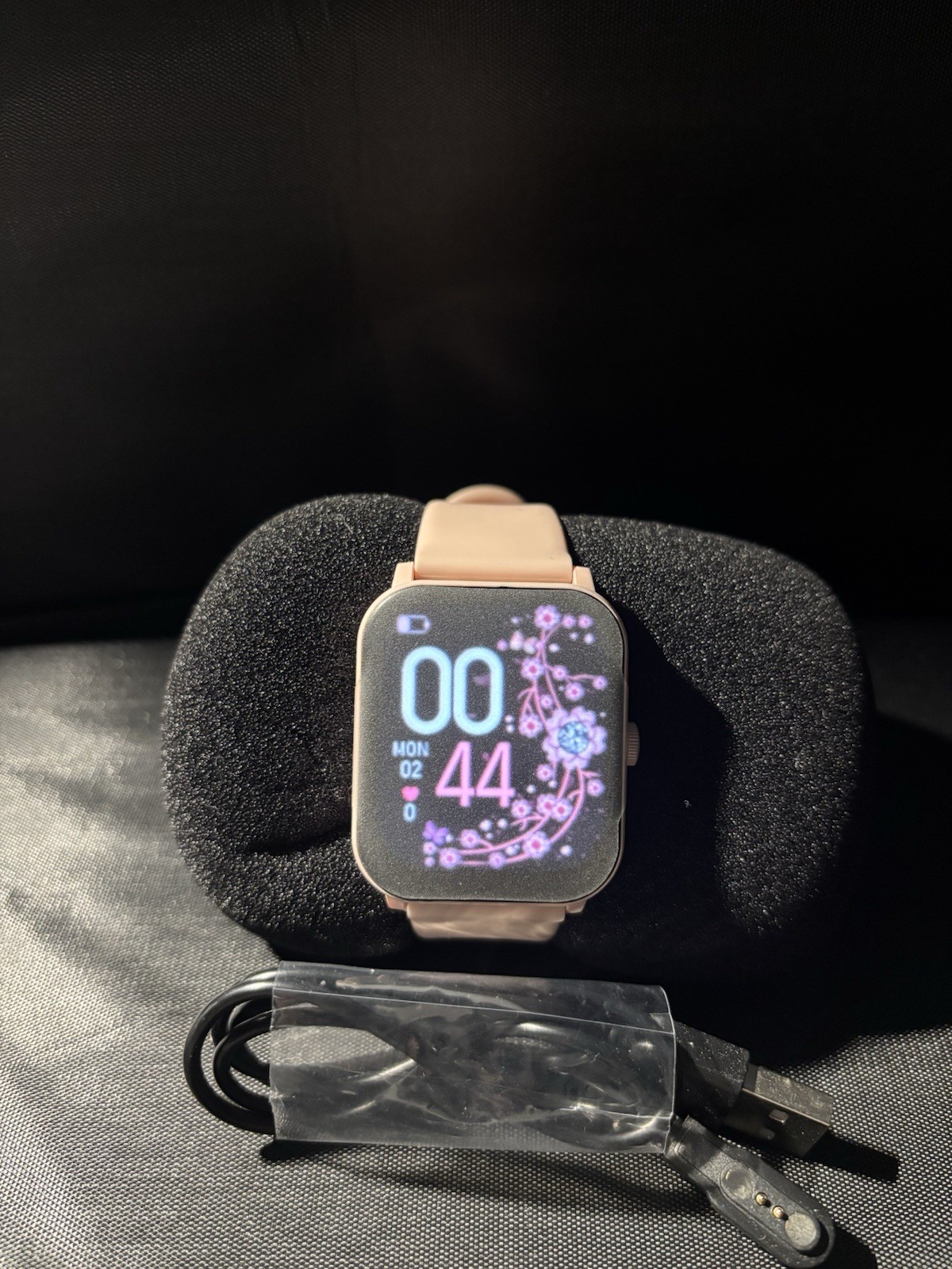SmartWatch 45mm Pink For Men/Women Bluetooth Calling Compatible W/Android & iOS