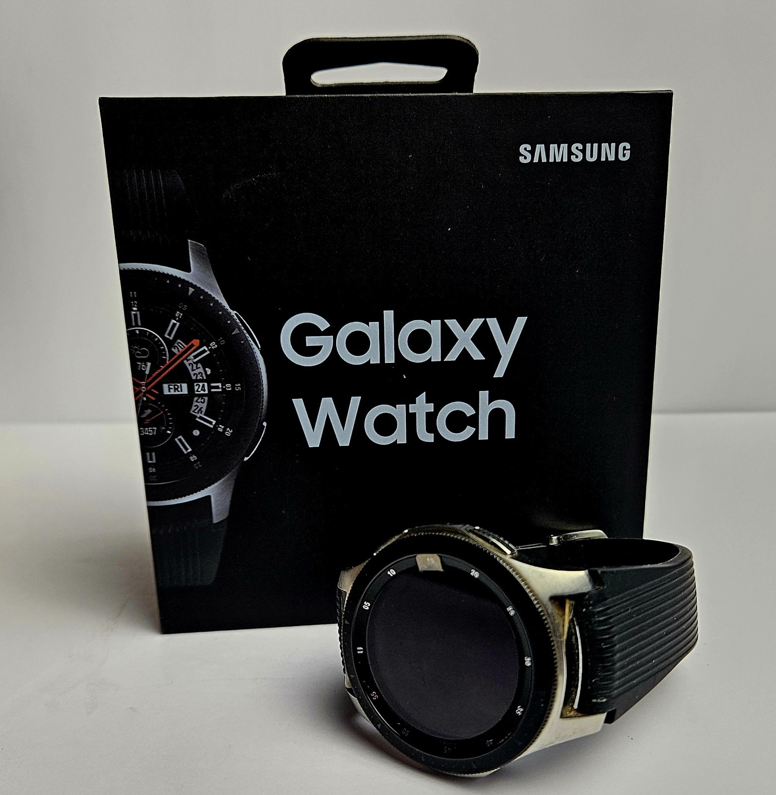 Samsung Galaxy Watch 46mm LTE Gear S4 Frontier SM-R805U WiFi Smartwatch -Silver