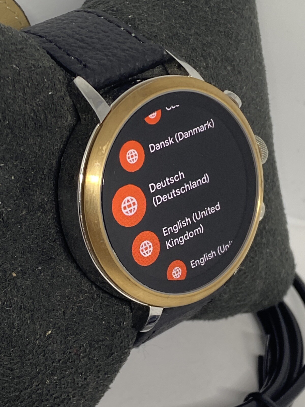 Fossil Gen 4 Authentic Digital Dial Smart Watch Custom Band FTW6016 AB589