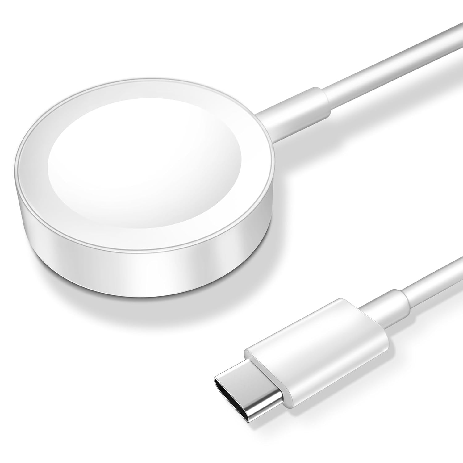 2026 Upgraded Apple Watch Charger Magnetic USB C Fast Charging Cable 3.3FT, Whit