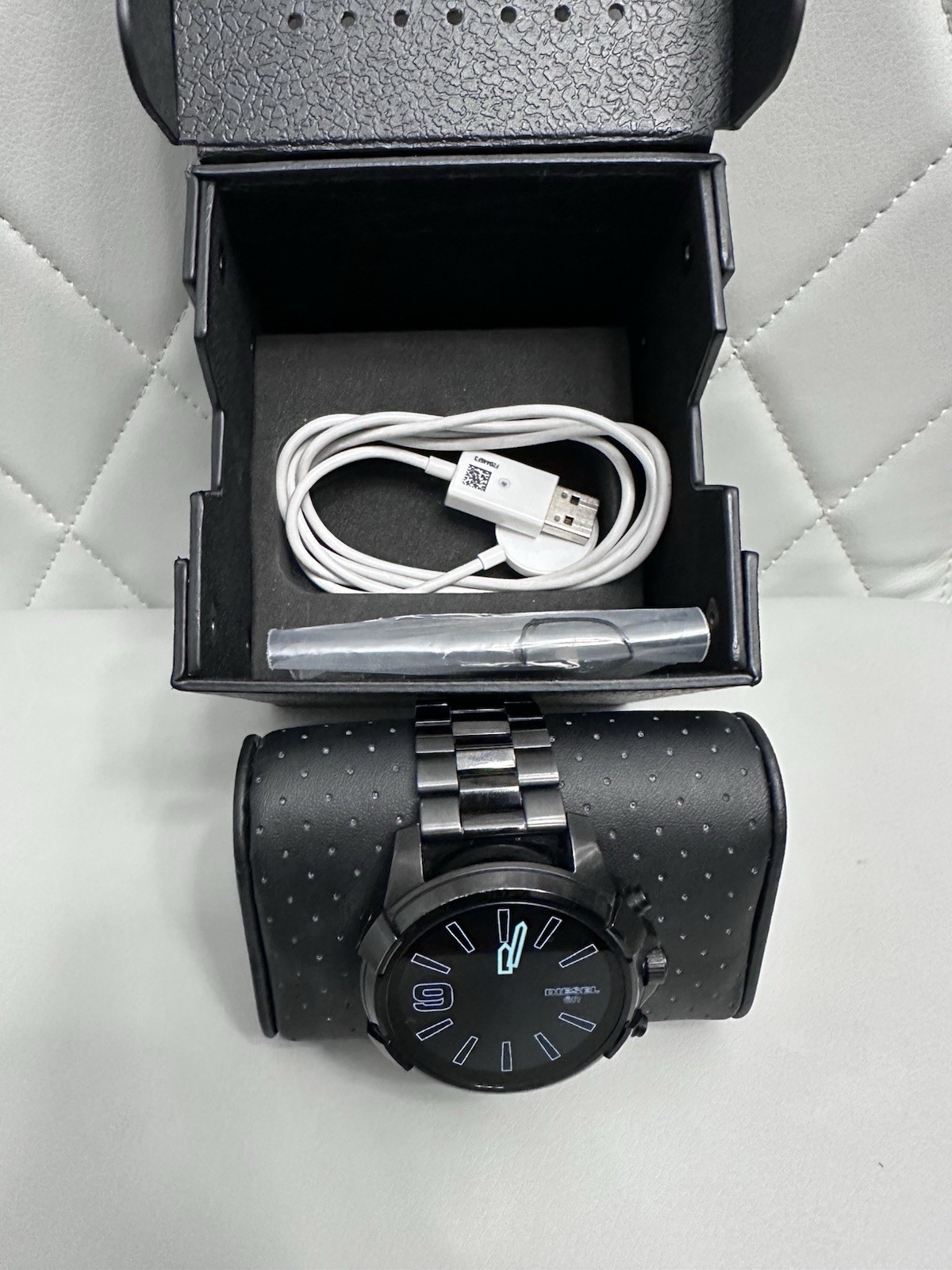 Diesel On DZT4008 Smart Watch Black Metal 48mm Android iOS Accelerometer