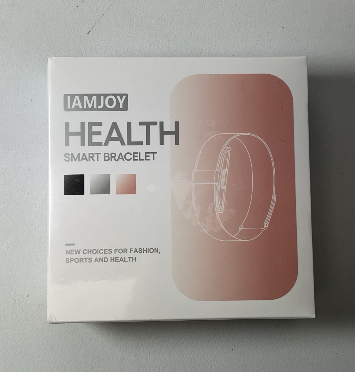 IAMJOY Smart Health Wristband, Wearable Activity & Fitness Tracker Black