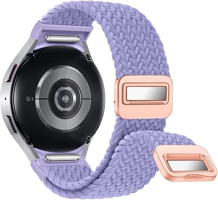 Nylon Sport Watch Bands Fit for Samsung Galaxy Watch 7 6 4 5 FE Band, 40mm 44mm
