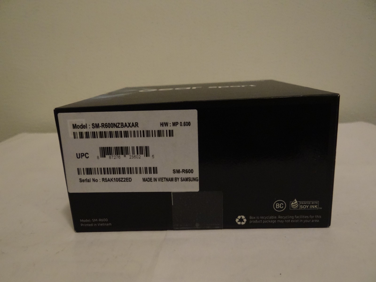 New Sealed Samsung Galaxy Gear Sport SM-R600 Fitness Smart Watch SM-R600NZBAXAR
