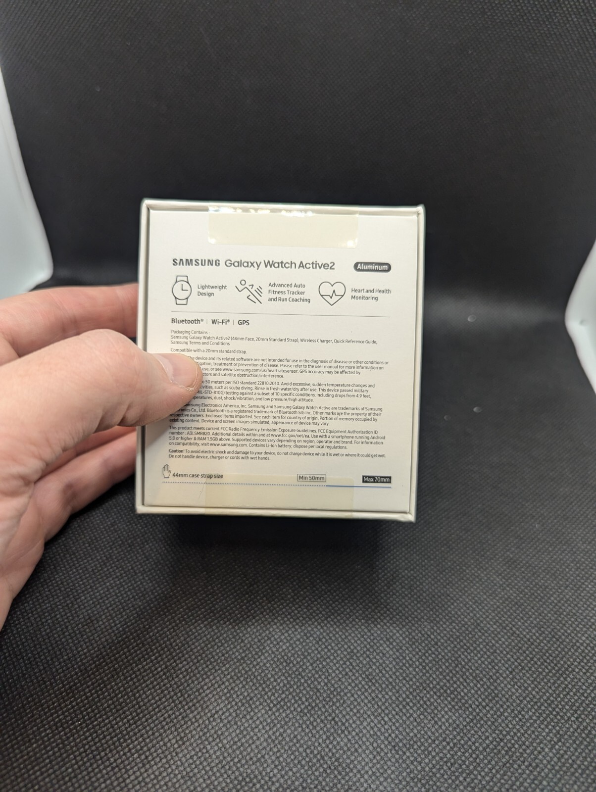 Samsung Galaxy Watch Active 2 SM-R820 44mm Aluminum Case with Sport Band…