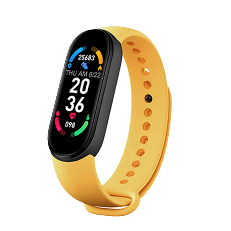 M6 Smart Watch Men Women Fitness Smart Bracelet Sports Band Heart Rate Blood Pre