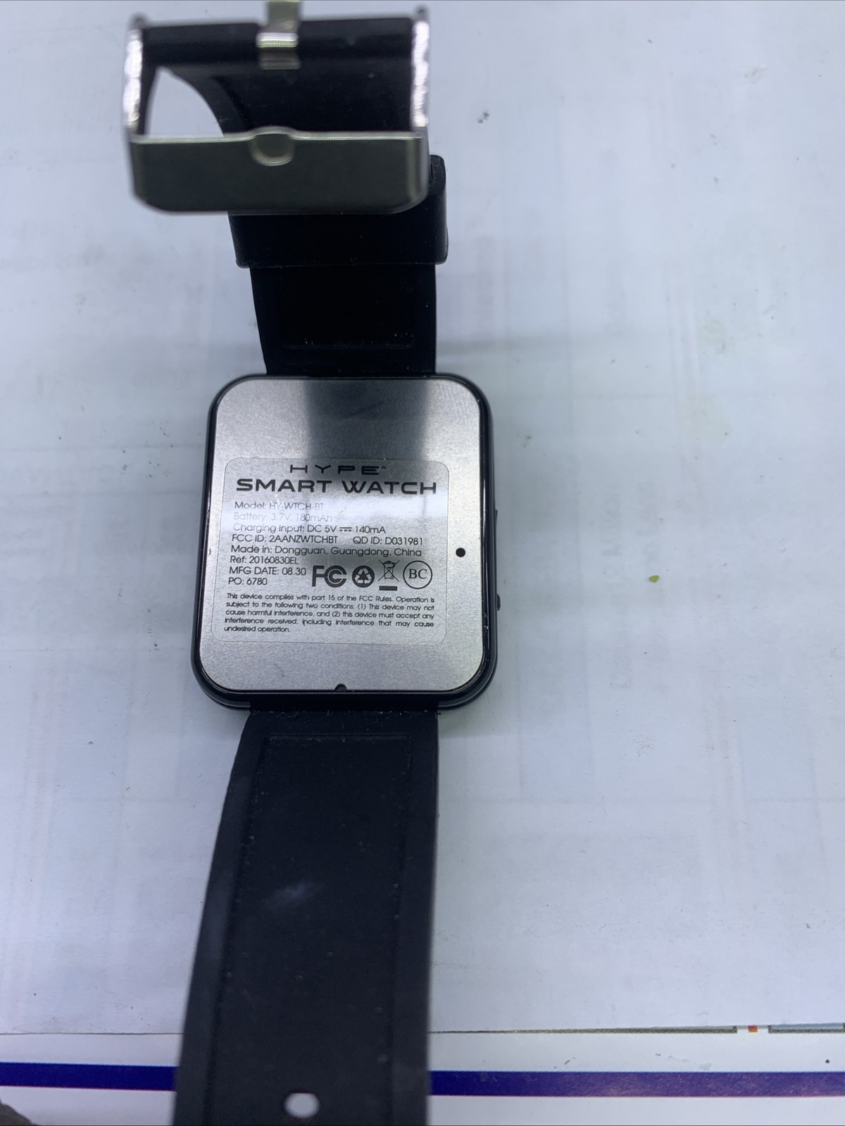Hype Smart Watch Black