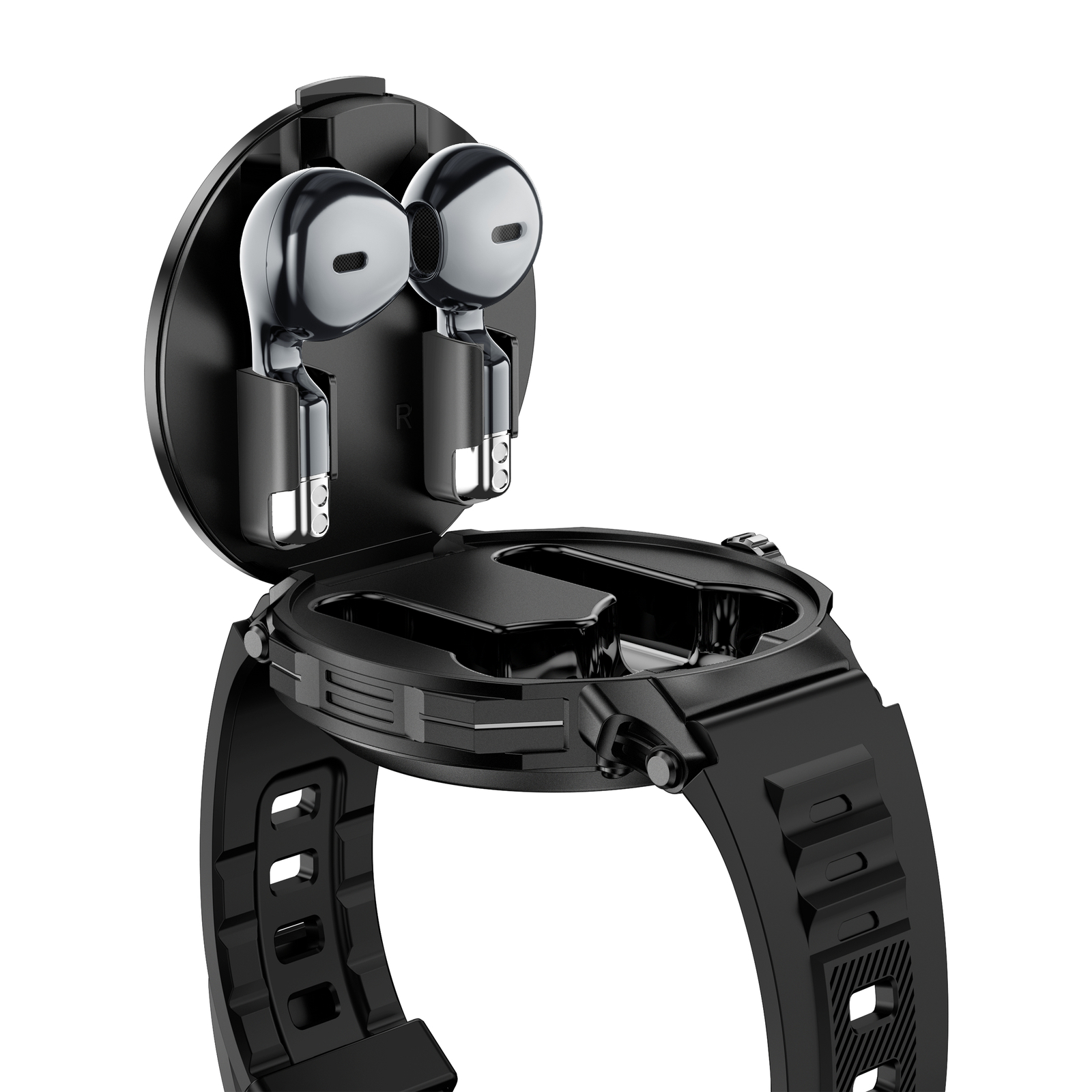 Smart Watch with Earbuds Touch Screen Sports Fitness Tracker for Men Women