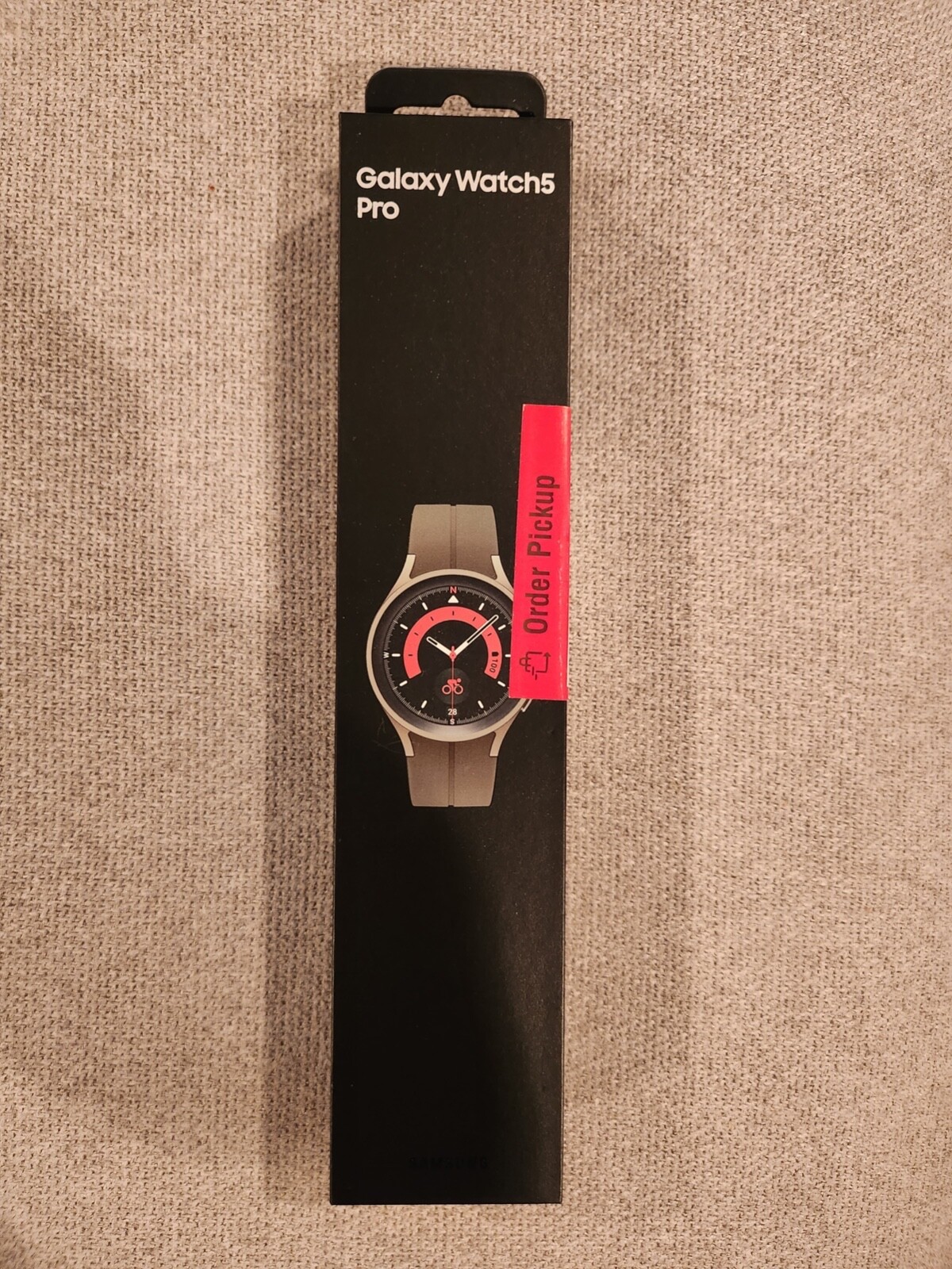 New Samsung Galaxy Watch 5 Pro 45mm Titanium Gray Sport Band Bluetooth WiFi GPS