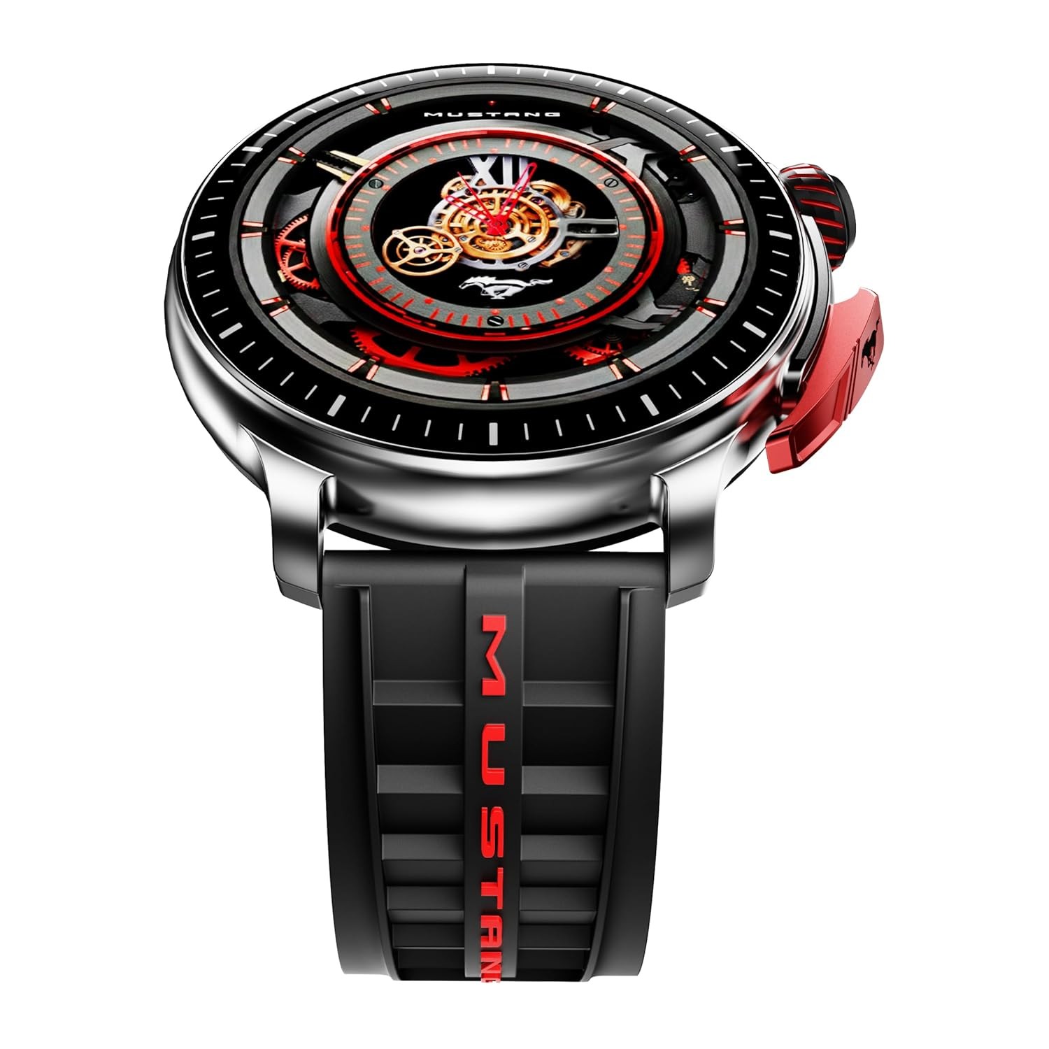 GOBOULT Mustang Racer Smart Watch 1.43” AMOLED Display, Rotating Bezel, BT Call