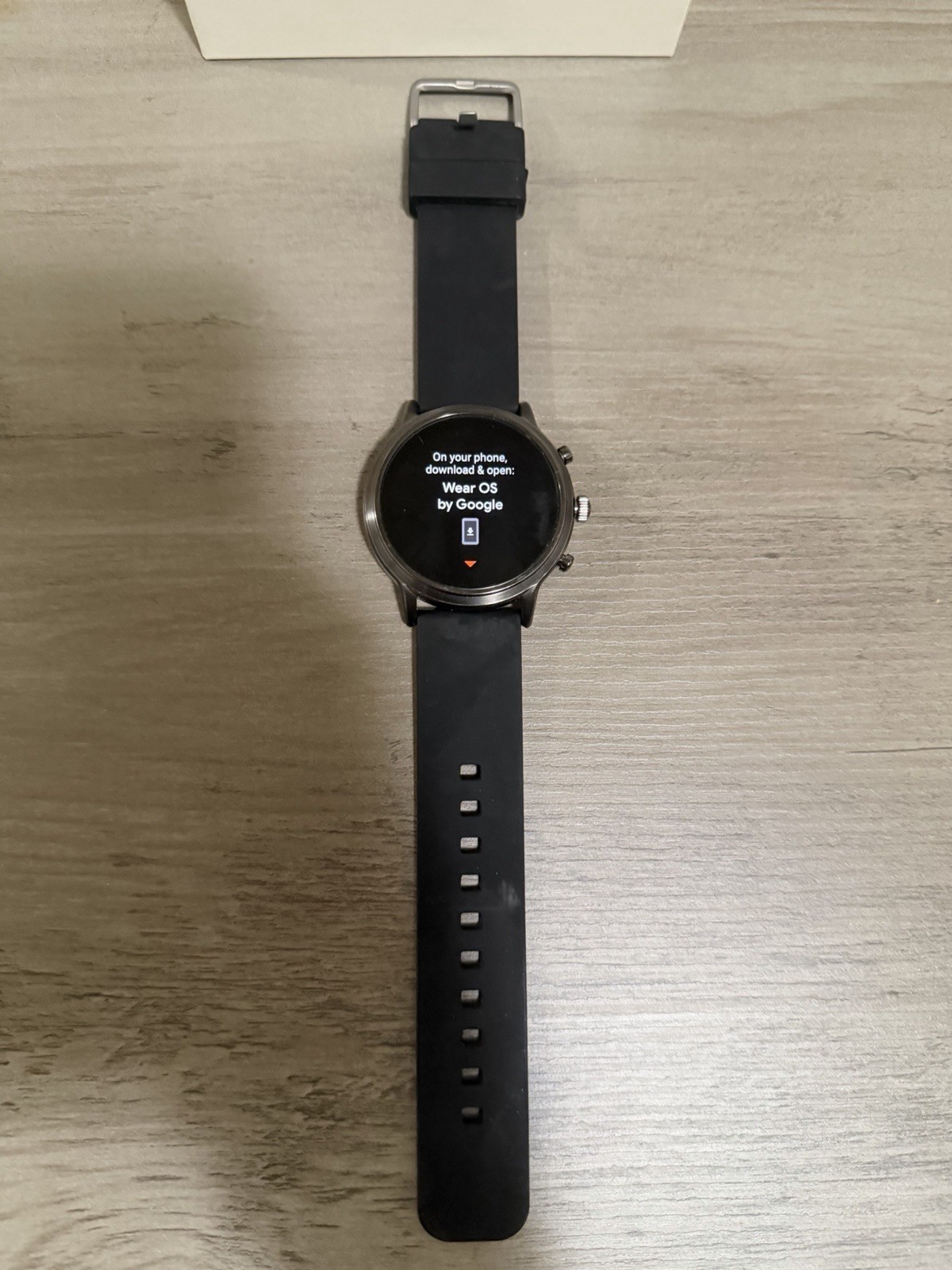 Fossil Gen 5 Smartwatch FTW4024 Black Silicone Band