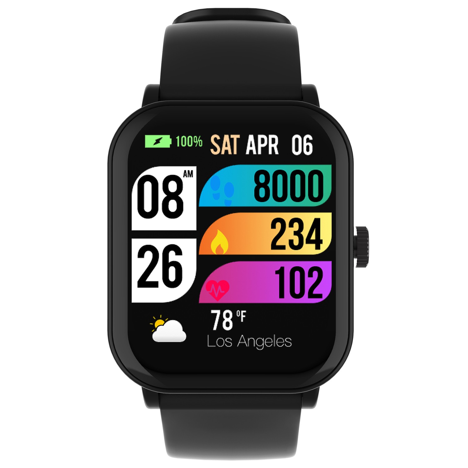 Vive+ Gen 2 GPS Smartwatch, 1.72″ Display, 25+ Workouts, IP68