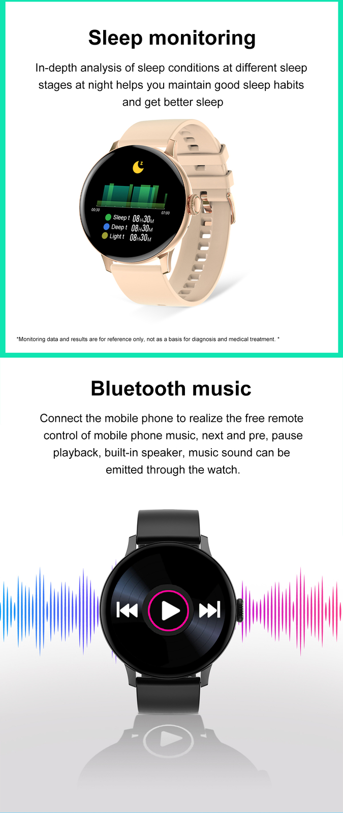 Men Women Bluetooth Smart Watch Activity Fitness Tracker Bluetooth Smartwatch