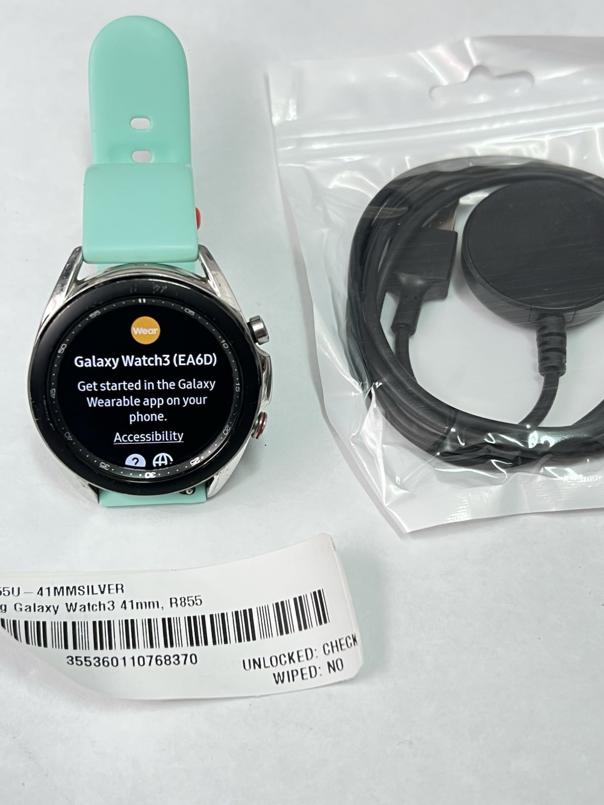 Samsung Galaxy Watch3 SM-R855 41mm Mystic Silver Stainless Steel Case