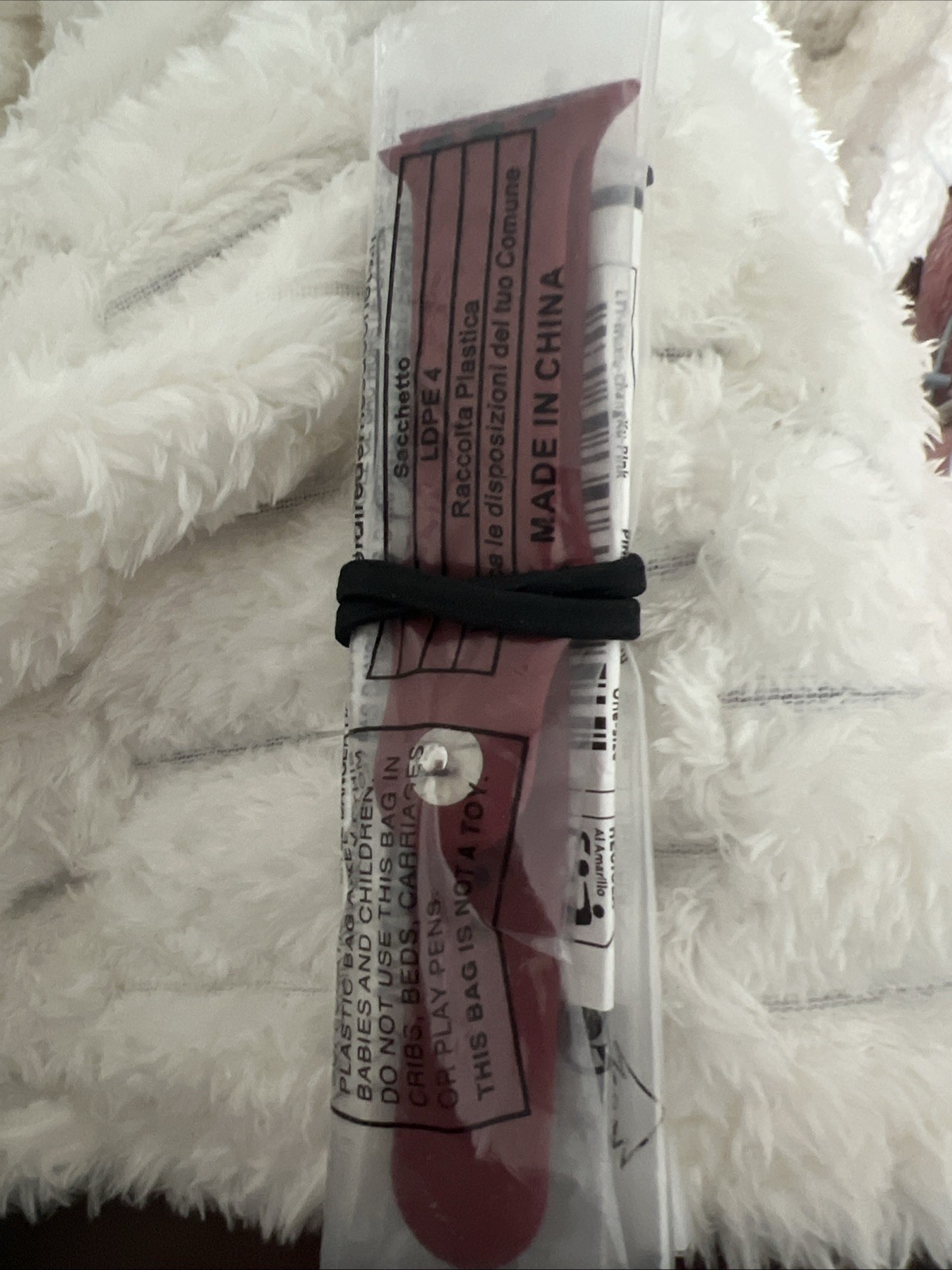 Apple Watch Series 7 45mm Red Case with Red Sport Band No Watch Just Band Only