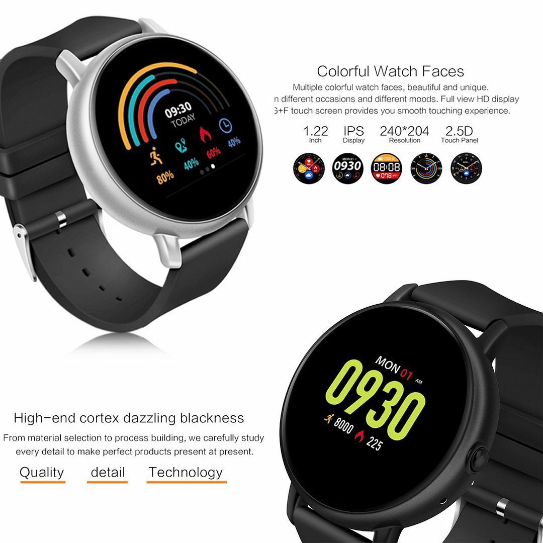 Waterproof Smart Watch Sleep Tracking Bluetooth SmartWatch Message Notification
