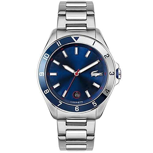 LACOSTE TIEBREAKER 2011127 Men’s Stainless Steel Watch with Calendar