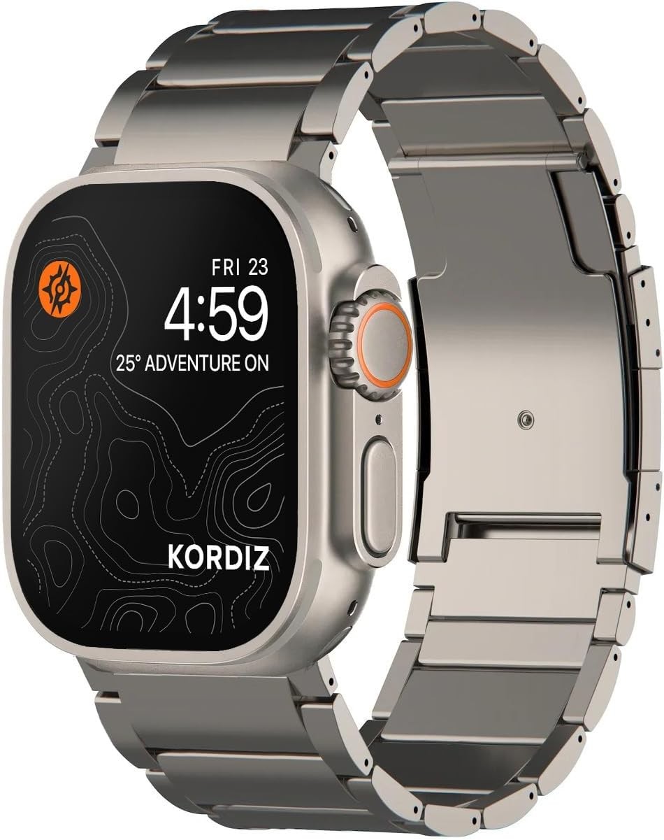 Titanium Strap Compatible with Apple Watch ULTRA 3 (49mm) – Adjustable