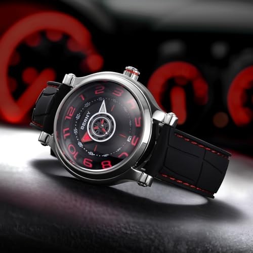 BERNY Men’s Mechanical Watch Automatic Manual Miyota 8215 Calendar Luminous 5ATM