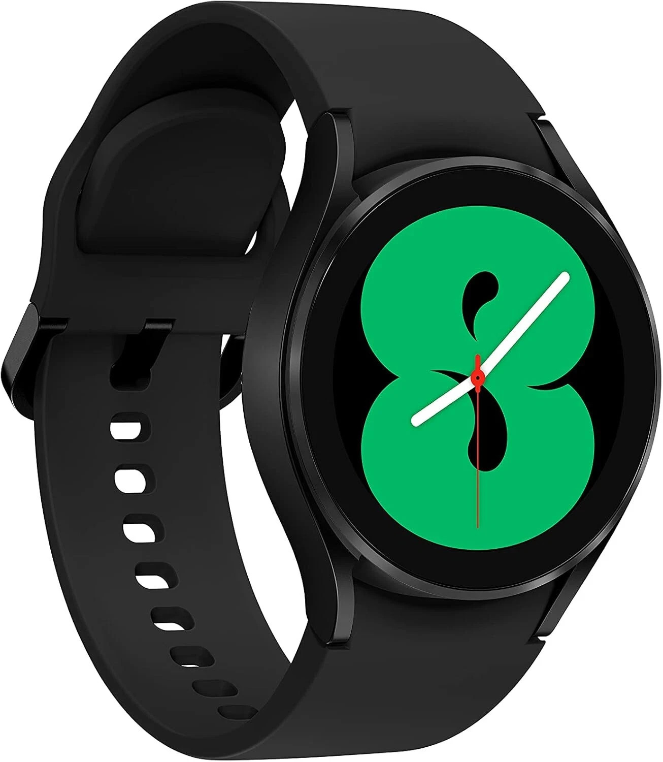 SAMSUNG Galaxy Watch 4 40mm Black – Black Sportband & Gold Stainless Steel Band