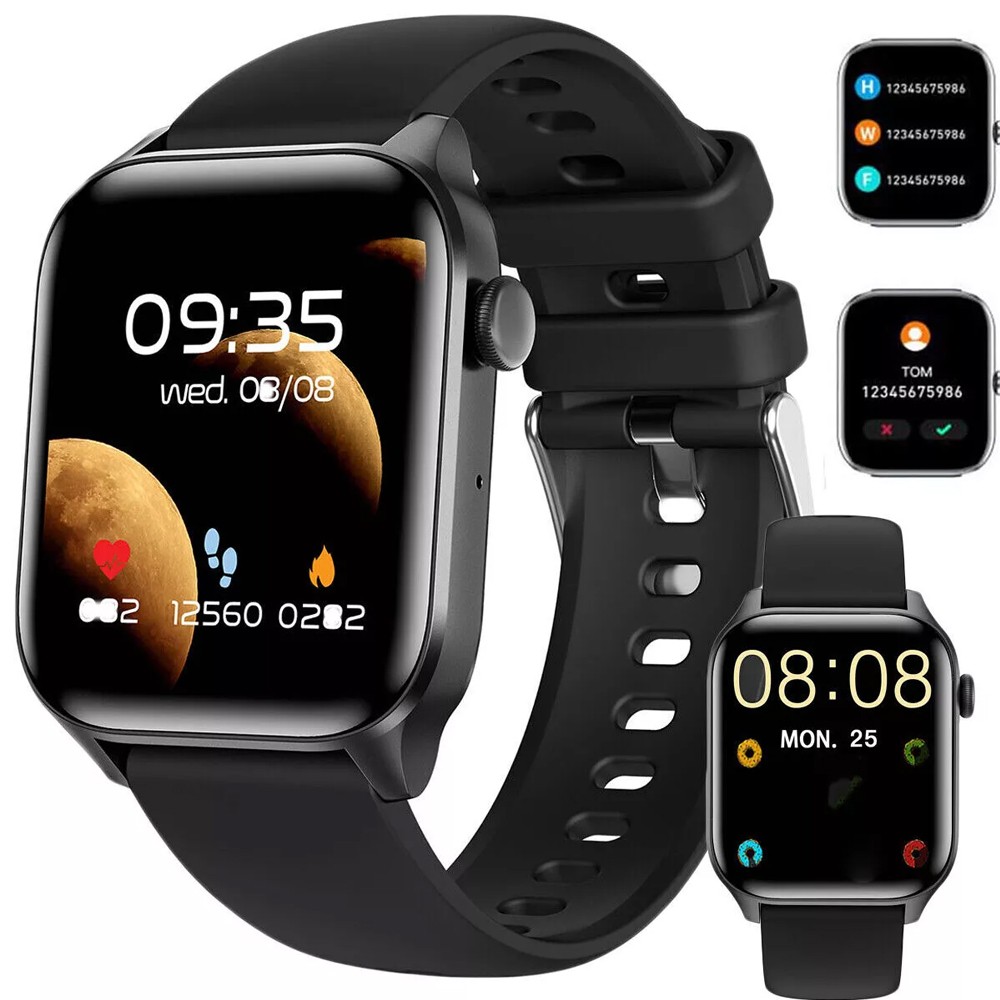 2025 Smart Watch Blood Pressure Oxygen Heart Rate Monitor Watch for Android IOS