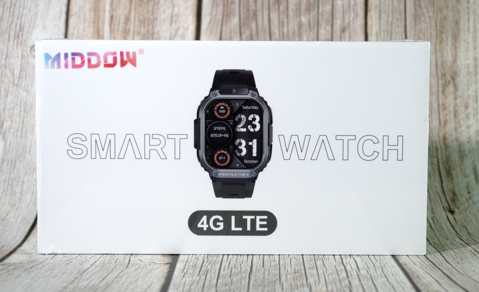 MIDDOW Military Smart Watch AMOLED 2.13’’ Display 4G LTE + WiFi + GPS +Bluetooth
