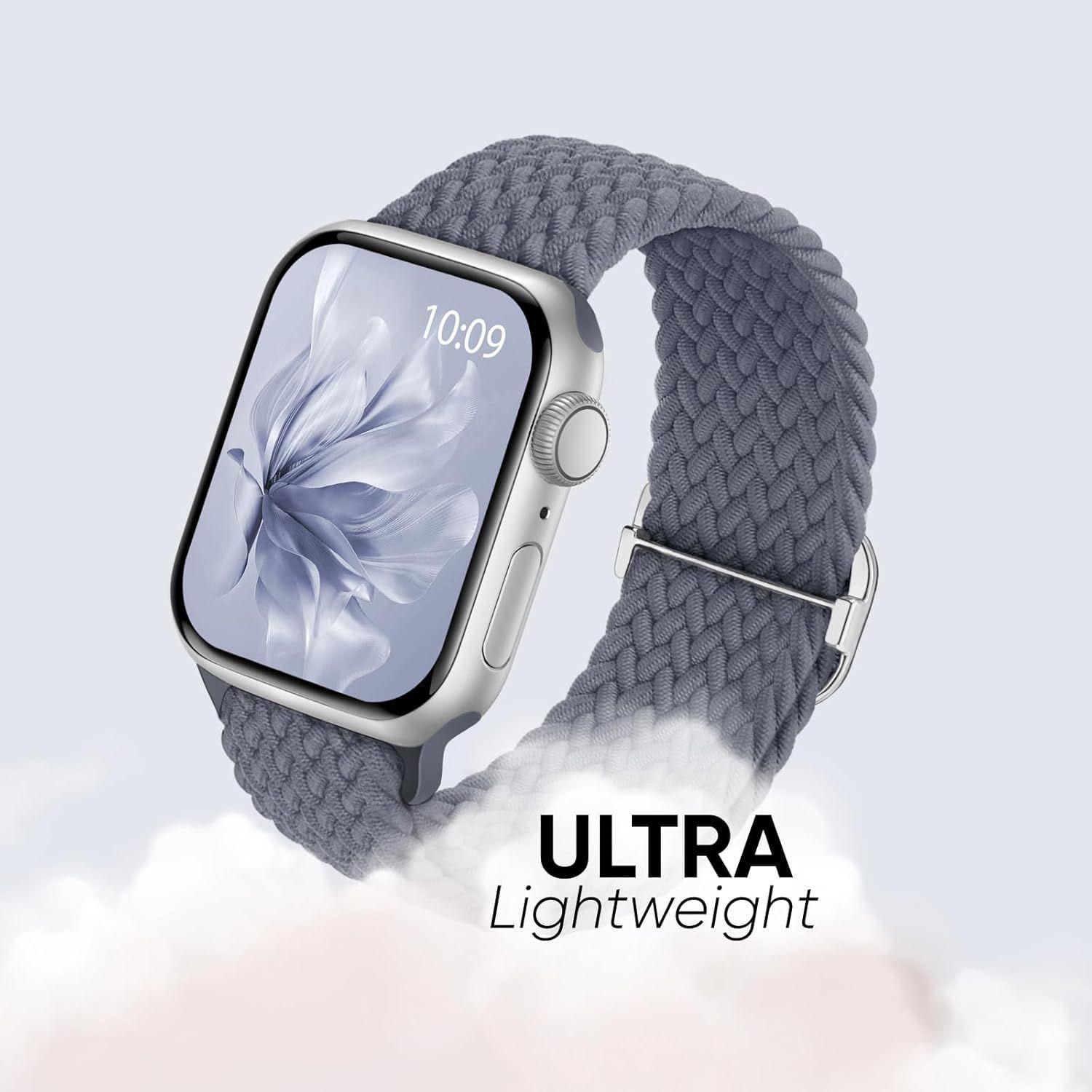 6 Pack Braided Stretchy Strap Compatible with Apple Watch 38mm 40mm 41mm