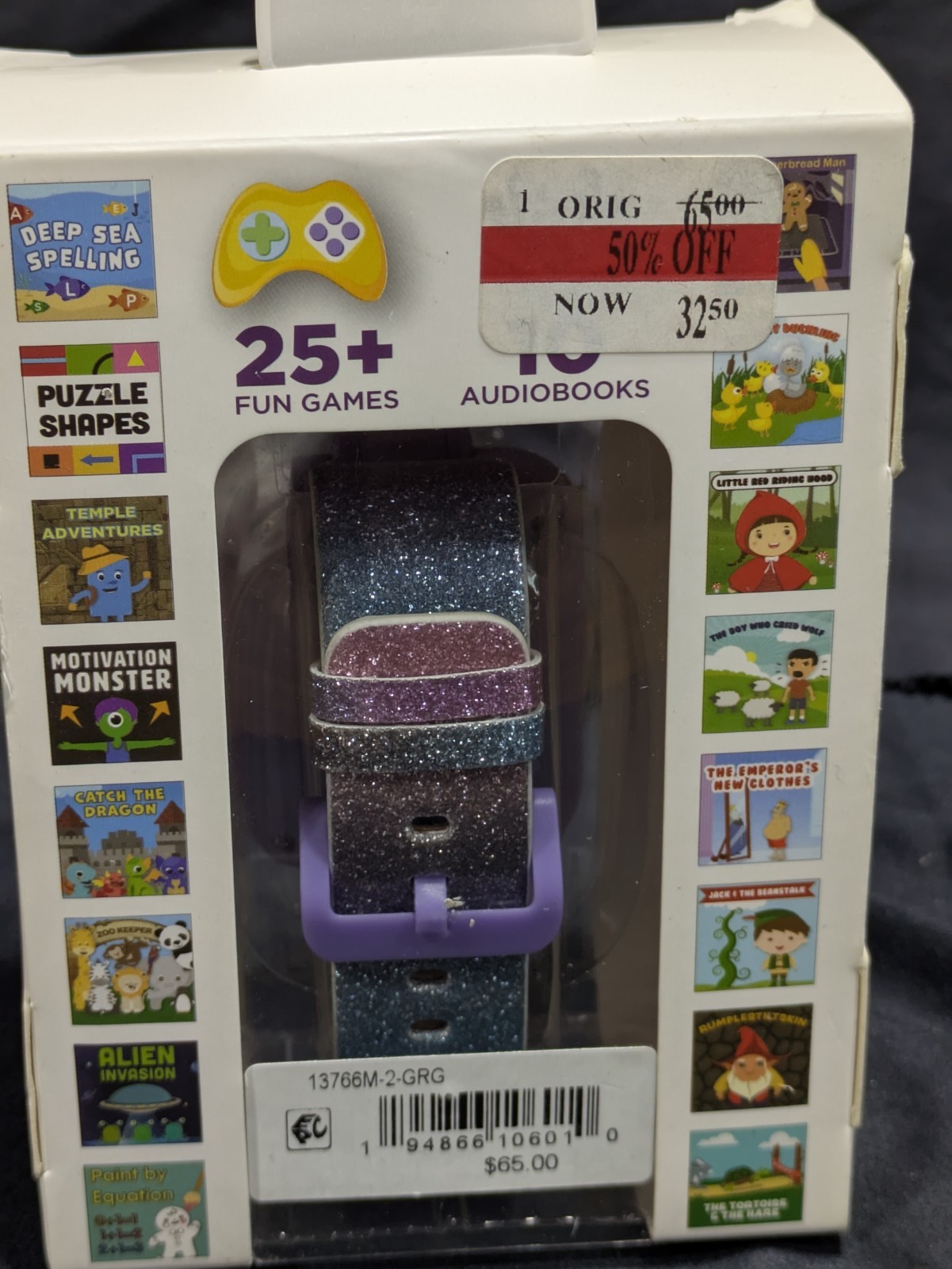 NEW – iTECH Jr. Kids Touch Screen Smartwatch – Purple Galaxy band