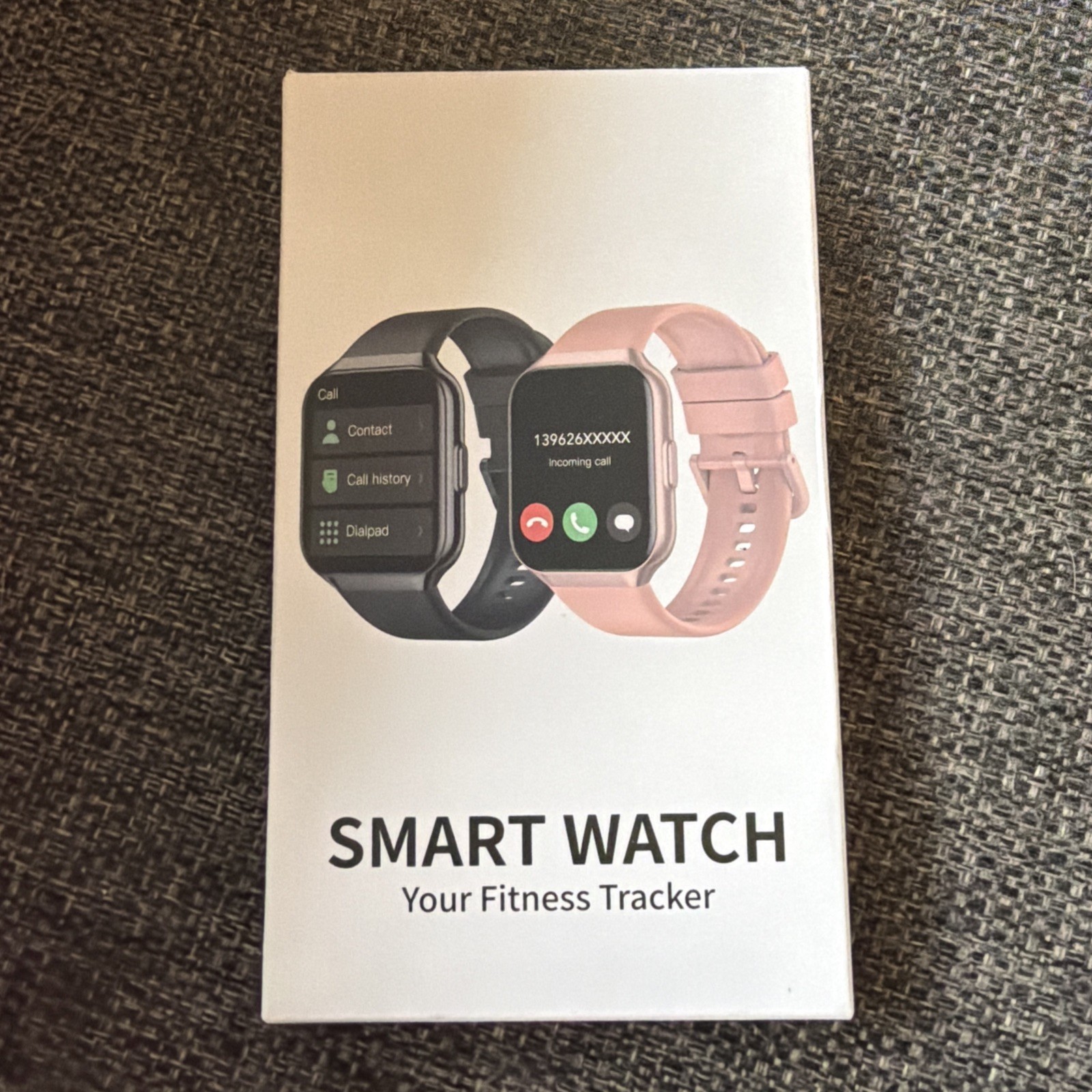 Smart Watch For Android or iPhone IP68 Waterproof Smartwatch P98 Black