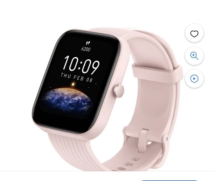 Amazfit Bip 3 Pro 42.9mm Smartwatch – Pink