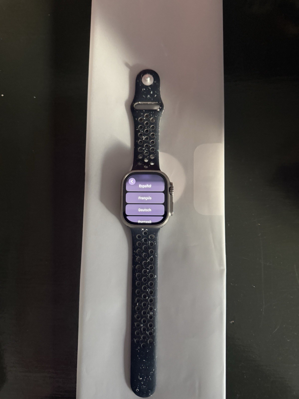 Apple Watch Ultra 2 49mm GPS+Cell Titanium Case w Nike Sport Band