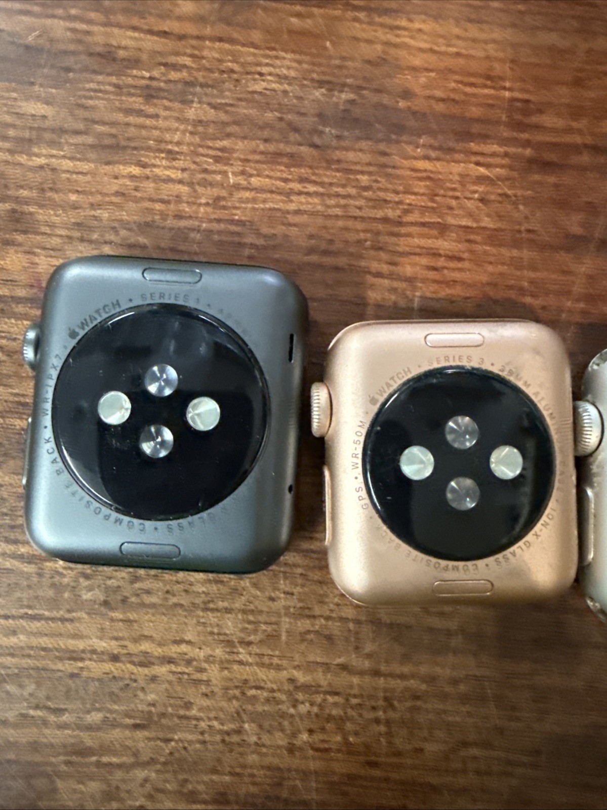 Apple Watch Series 3 38mm & Series 1 42mm For Parts – Not Cracked GPS Lot of 4