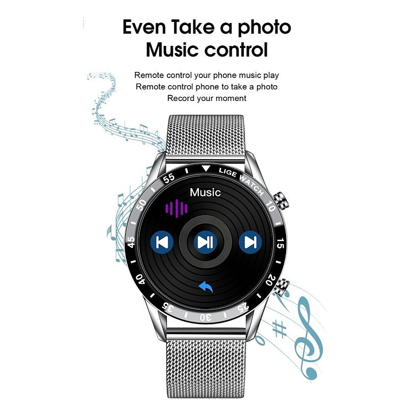Smart Watch Men Women Bluetooth Answer/Make Call Waterproof Heart Rate Fitness