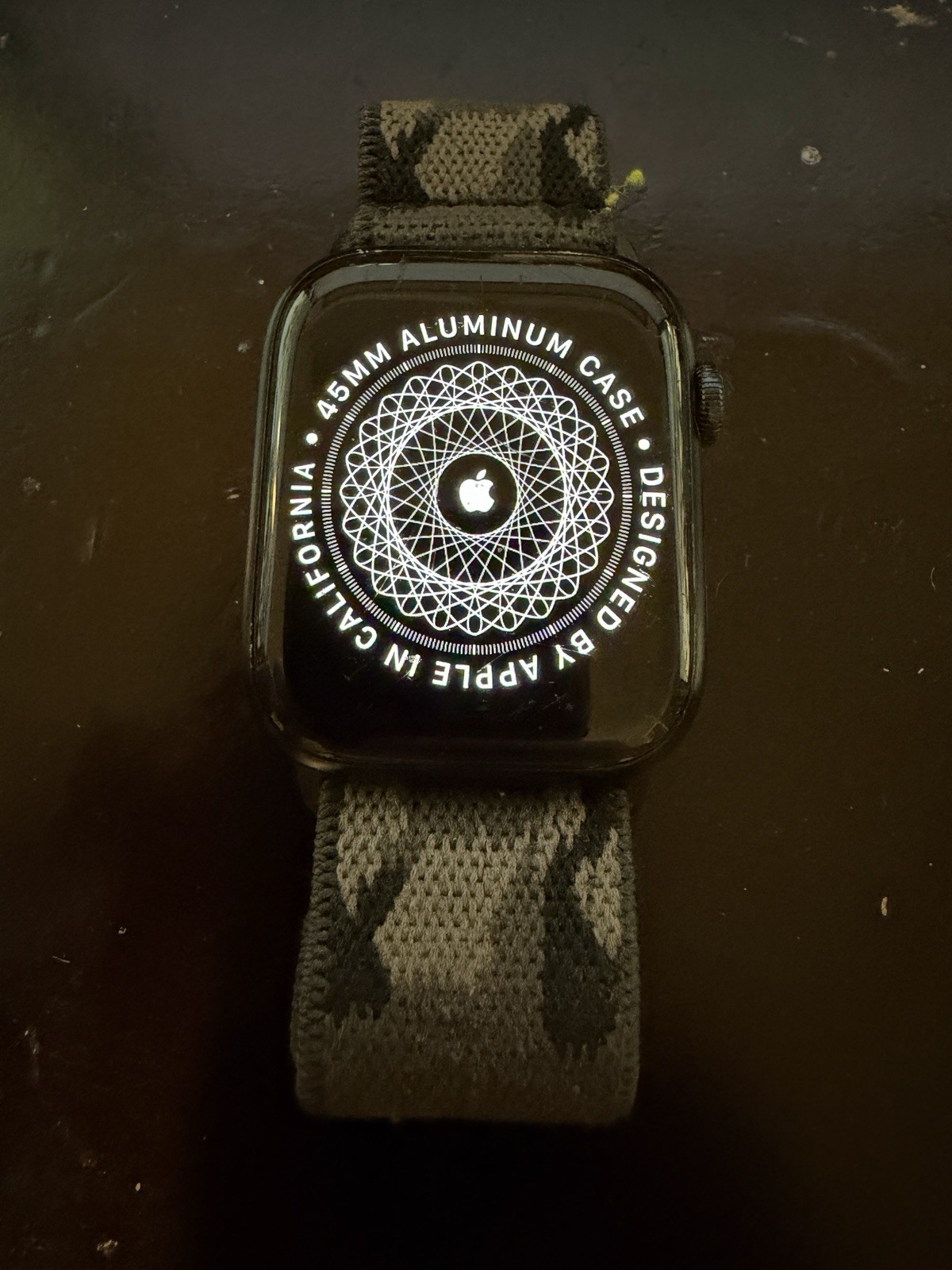 Apple Watch Series 8 45mm GPS Black Aluminum Case WR-50M – **LOCKED**