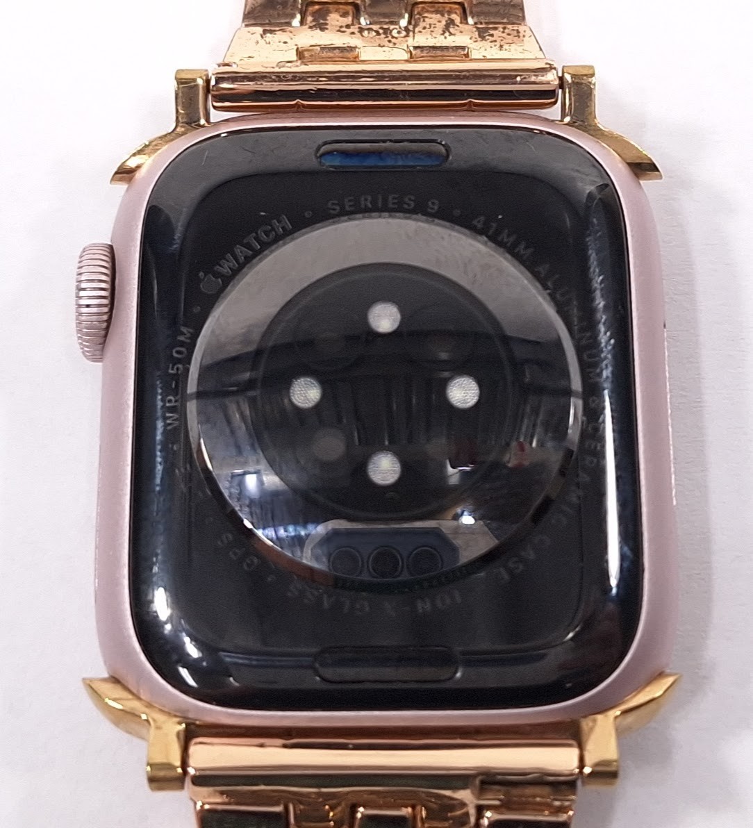 Apple Watch Series 9 (GPS + Cellular) Pink 41mm Aluminum A2982 MRHY3LL/A W/ Band
