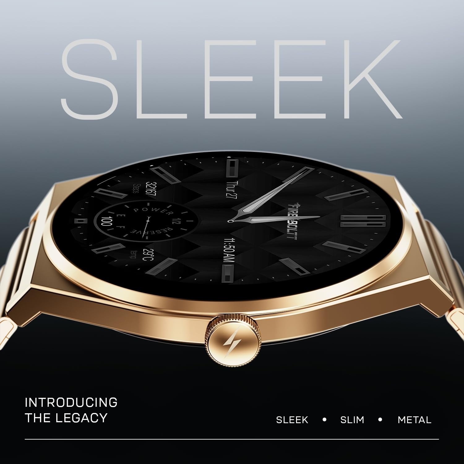 Fire-Boltt 1.78 Inch Smart Watch | Sports Mode, Water-Resistant Health Tracking