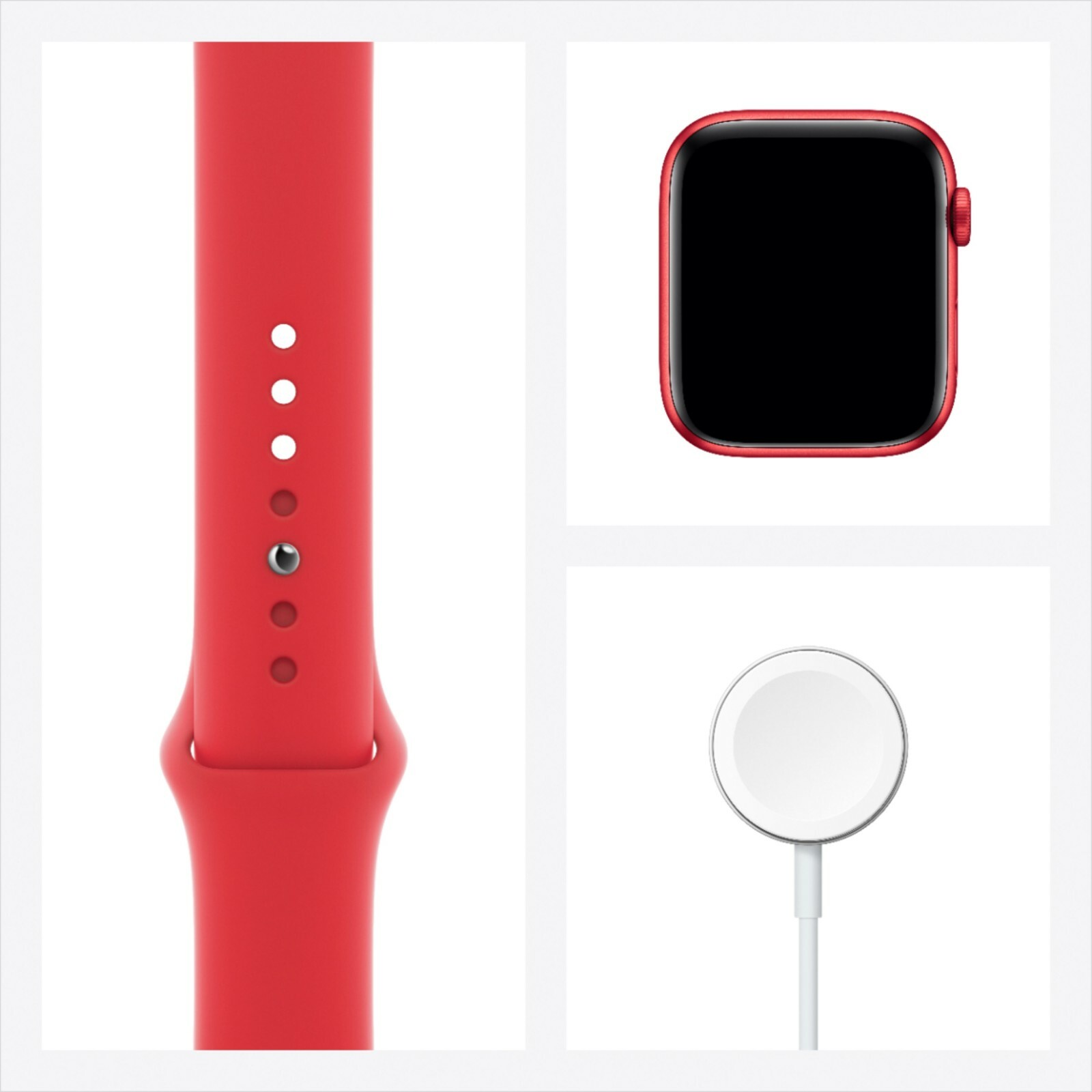 Apple Watch Series 6 44mm PRODUCT(RED) Aluminum Red Sport Band GPS M00A3LL/A