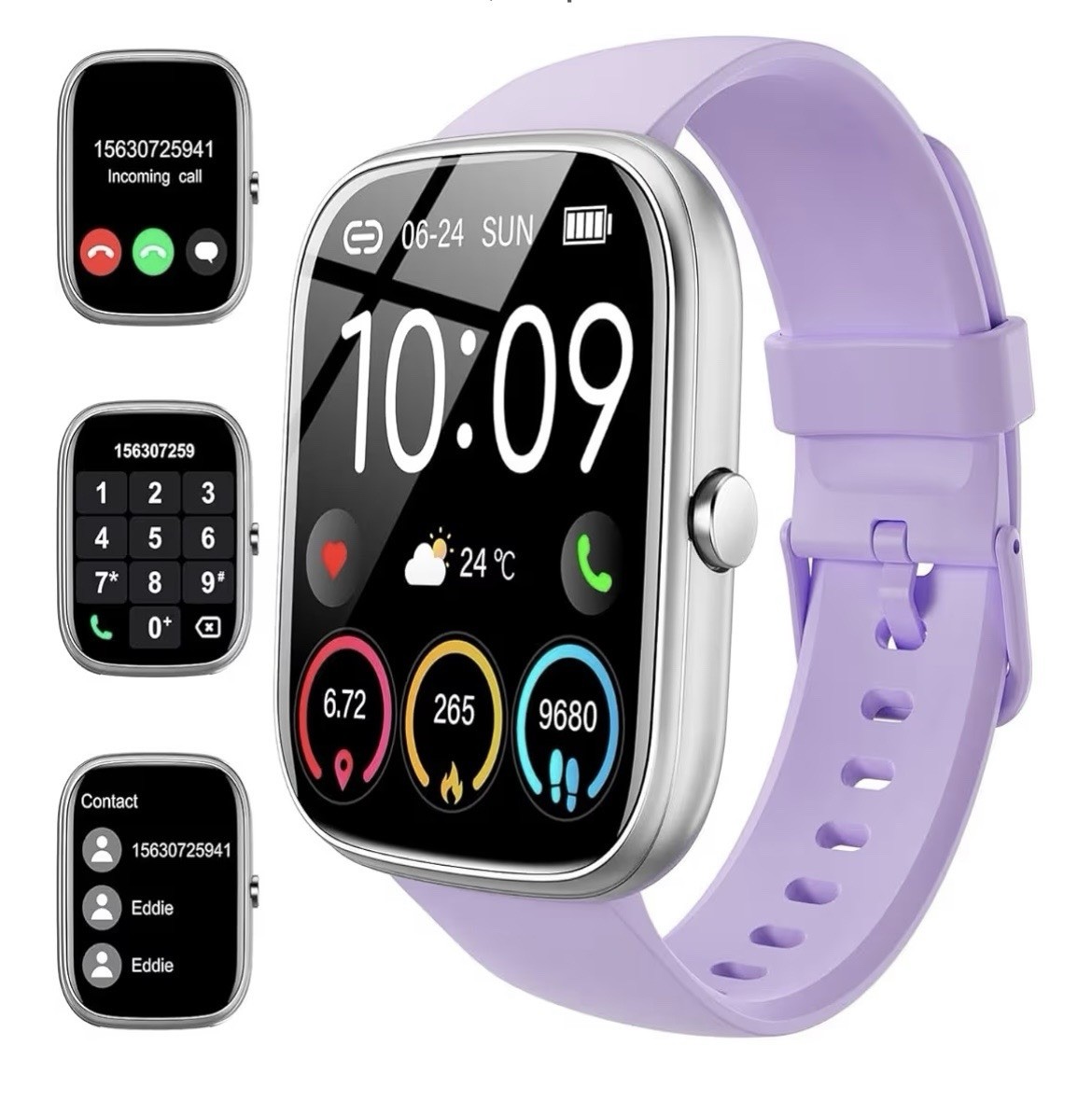 Smart Watch for Men Women (Answer/Make Call), 1.96″ HD Fitness Tracker Runnin…