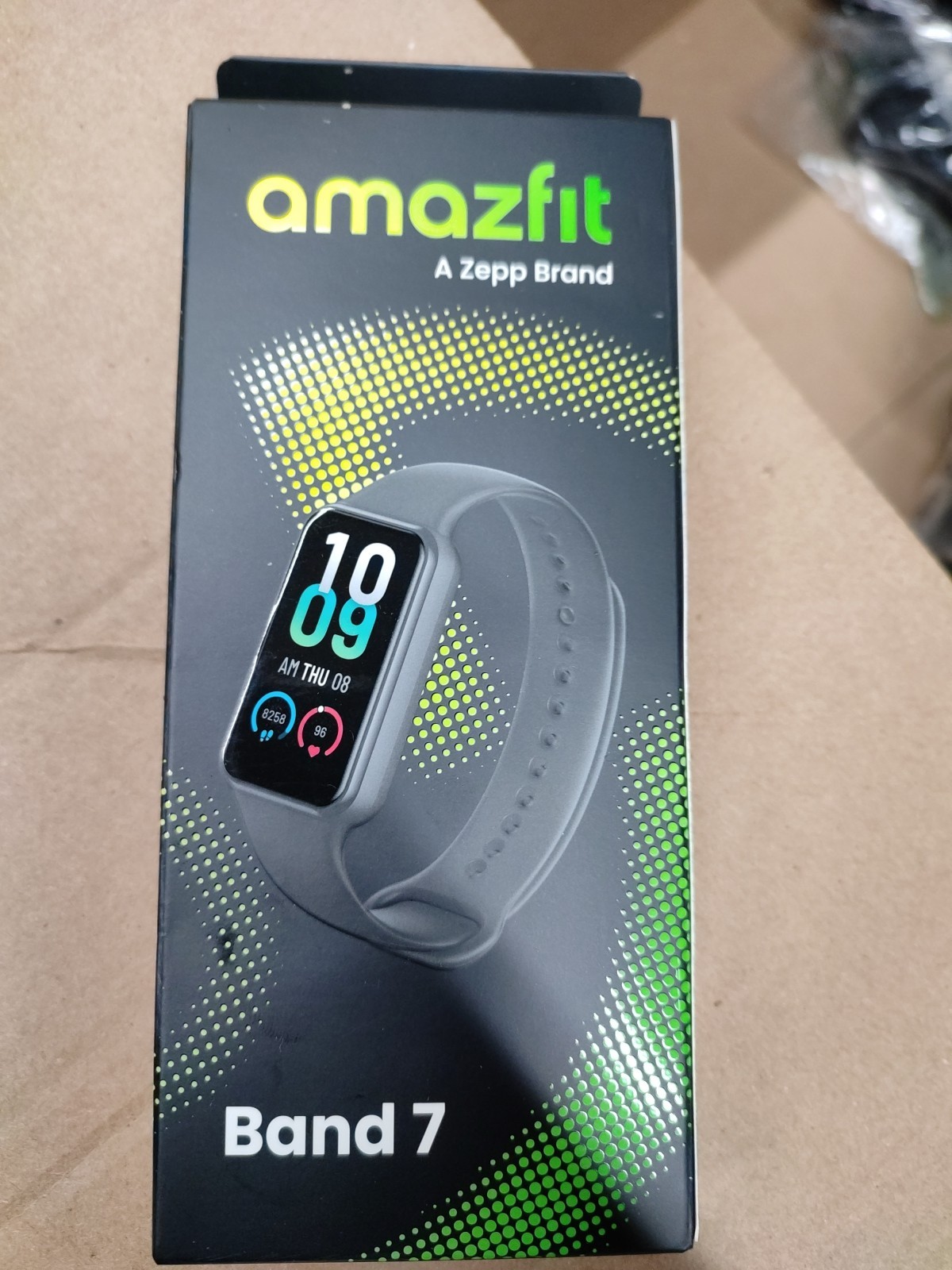 Amazfit Band 7 37.3 mm Fitness Tracker Smart Watch (Black)
