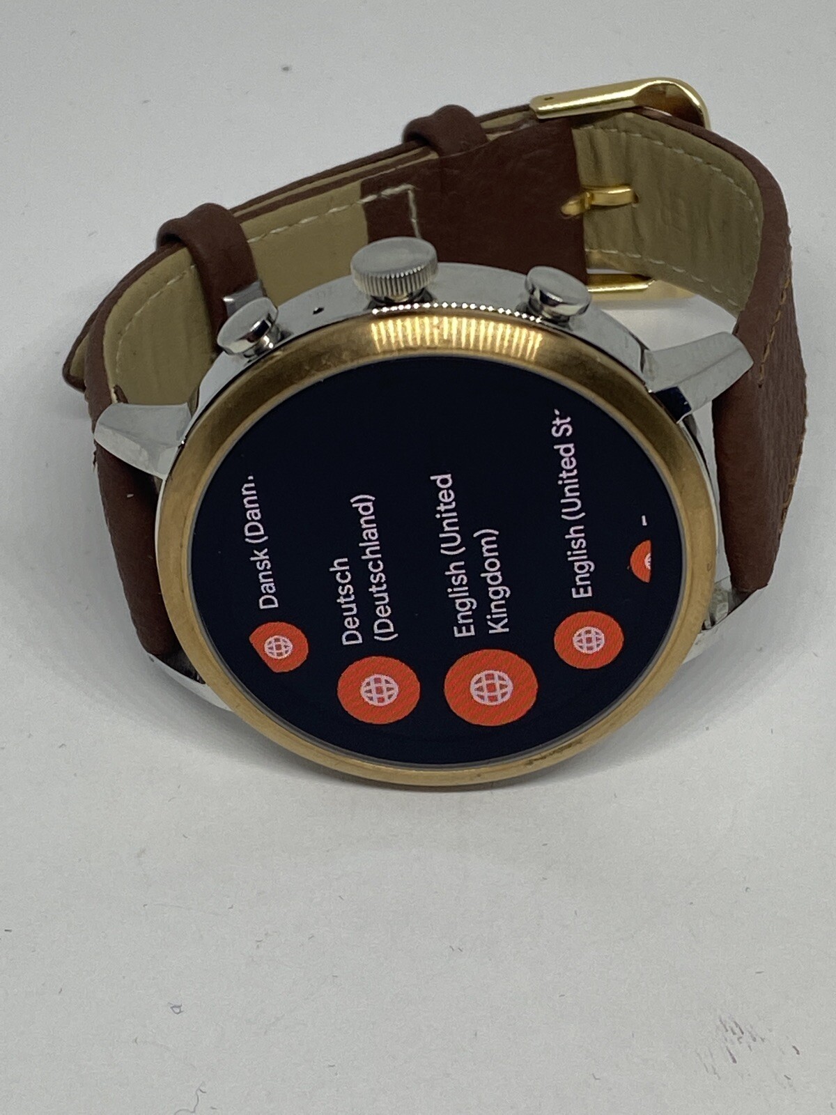 Fossil Gen 4 Authentic Digital Dial Smart Watch Custom Band FTW6016 AB425