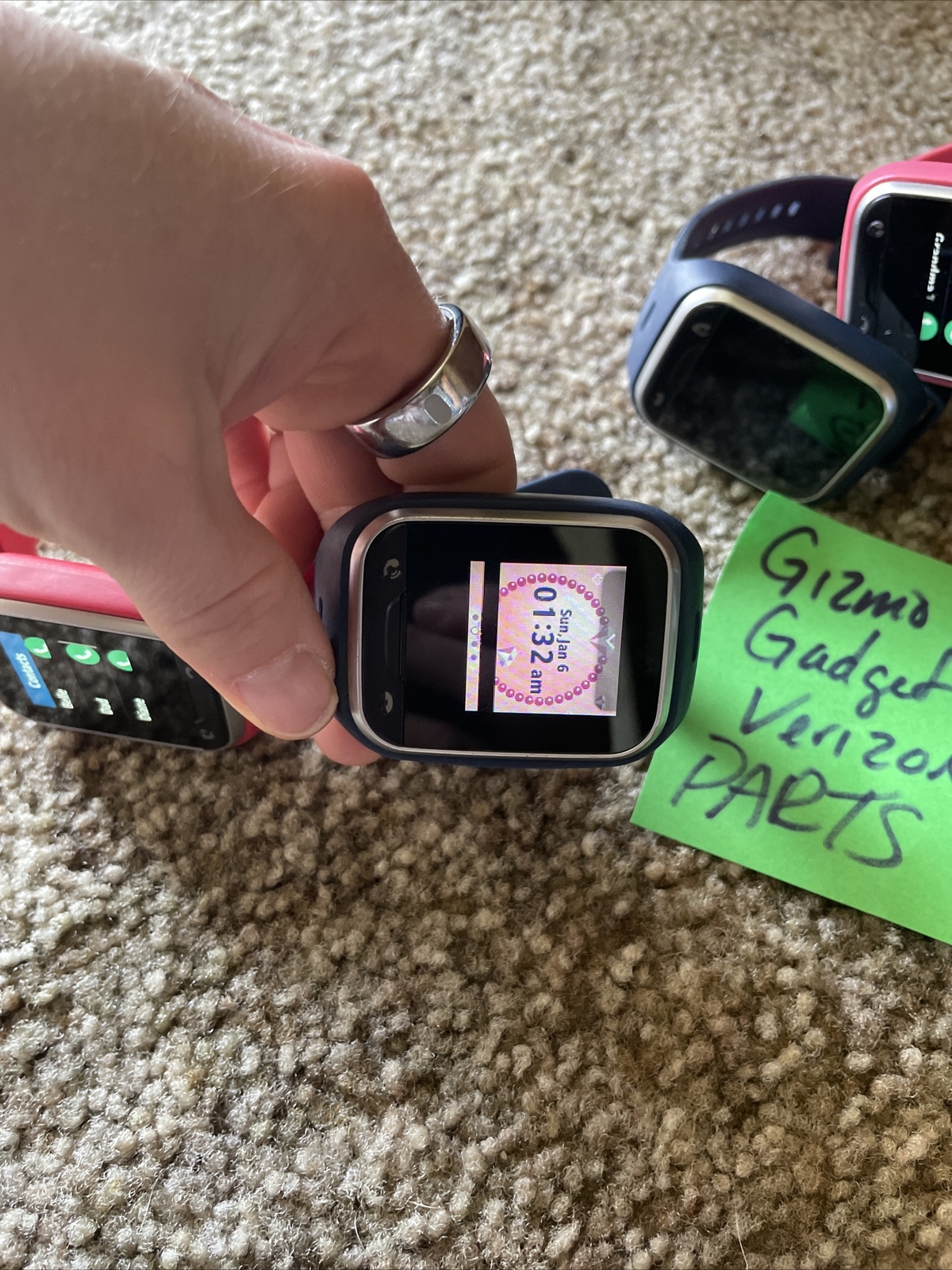 X6 LG Verizon LG-VC200B Gizmo Gadget Smart Watch Blue PARTS ONLY NO RETURN