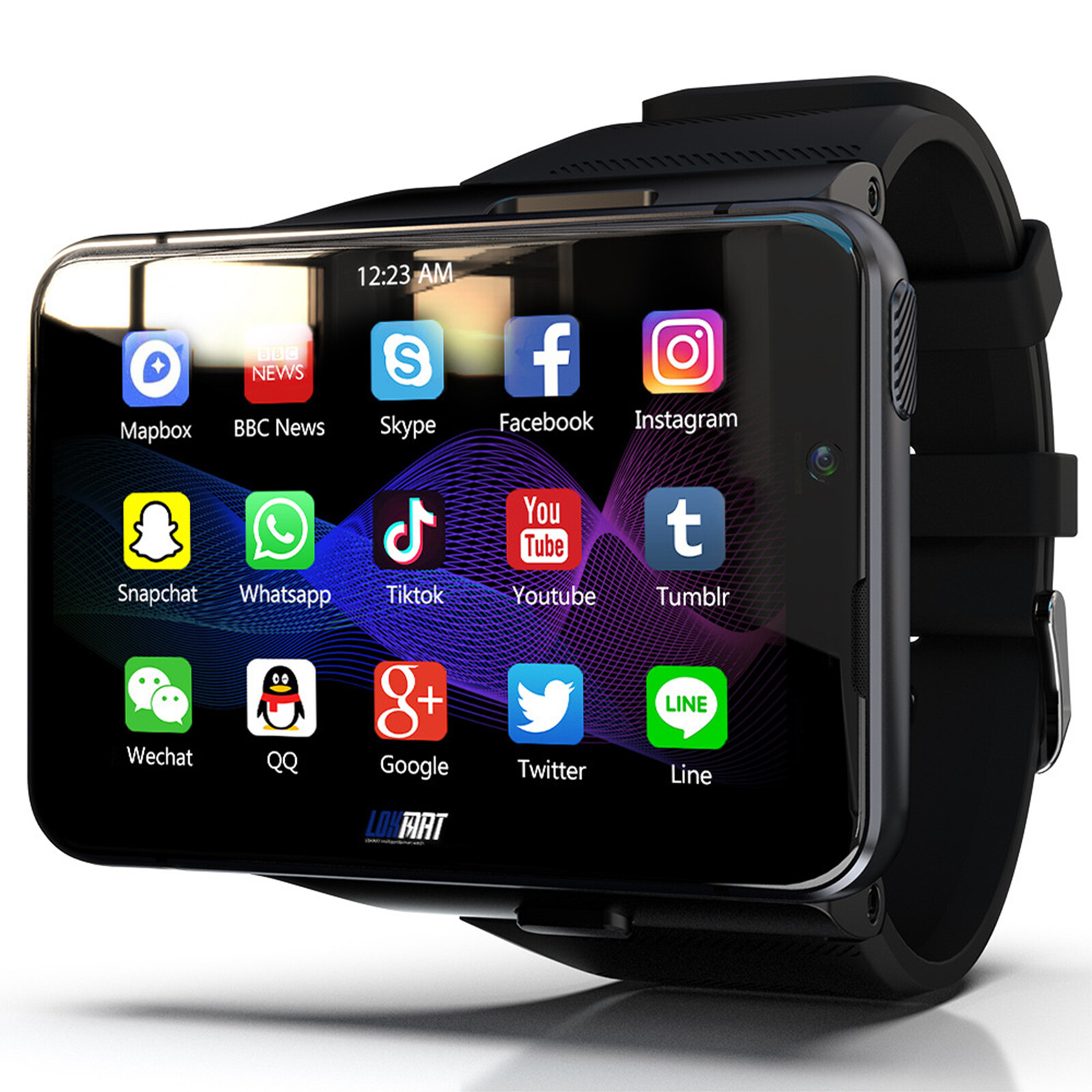 2.88in Larger Screen 4G Smart Watch Android 9.0 Dual Camera WIFI GPS 4+64GB USA
