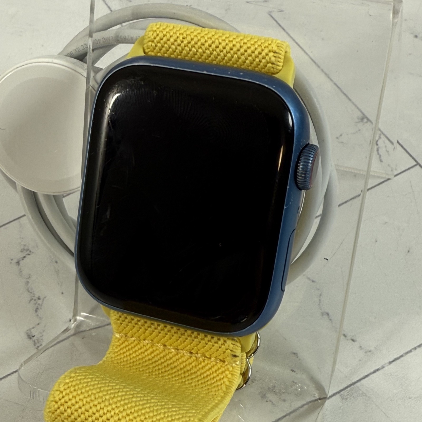 Apple Watch Series 7 Cellular Unlocked + GPS WiFi 45mm Aluminum Blue #A82