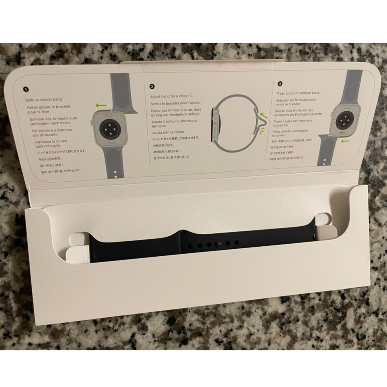 Apple Watch Series 11 Jet Black Aluminum Case, 46mm case + Medium/Large band