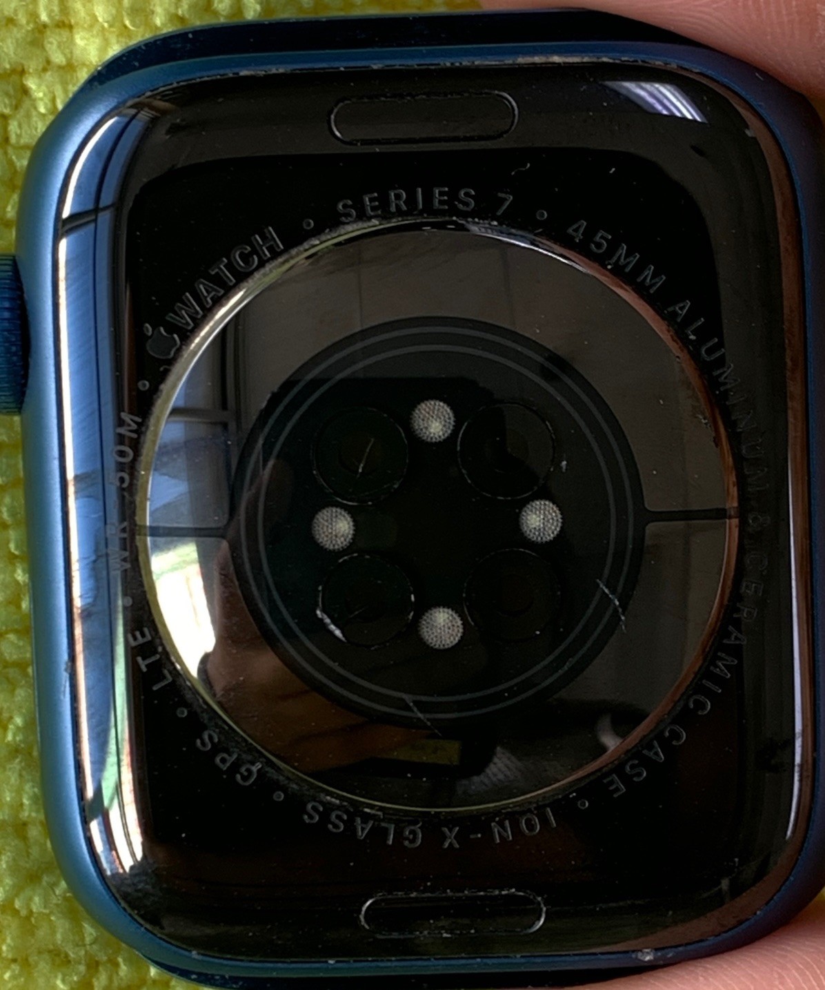 Apple Watch Series 7, 45mm Regular (GPS + Cellular) parts/repair – Blue