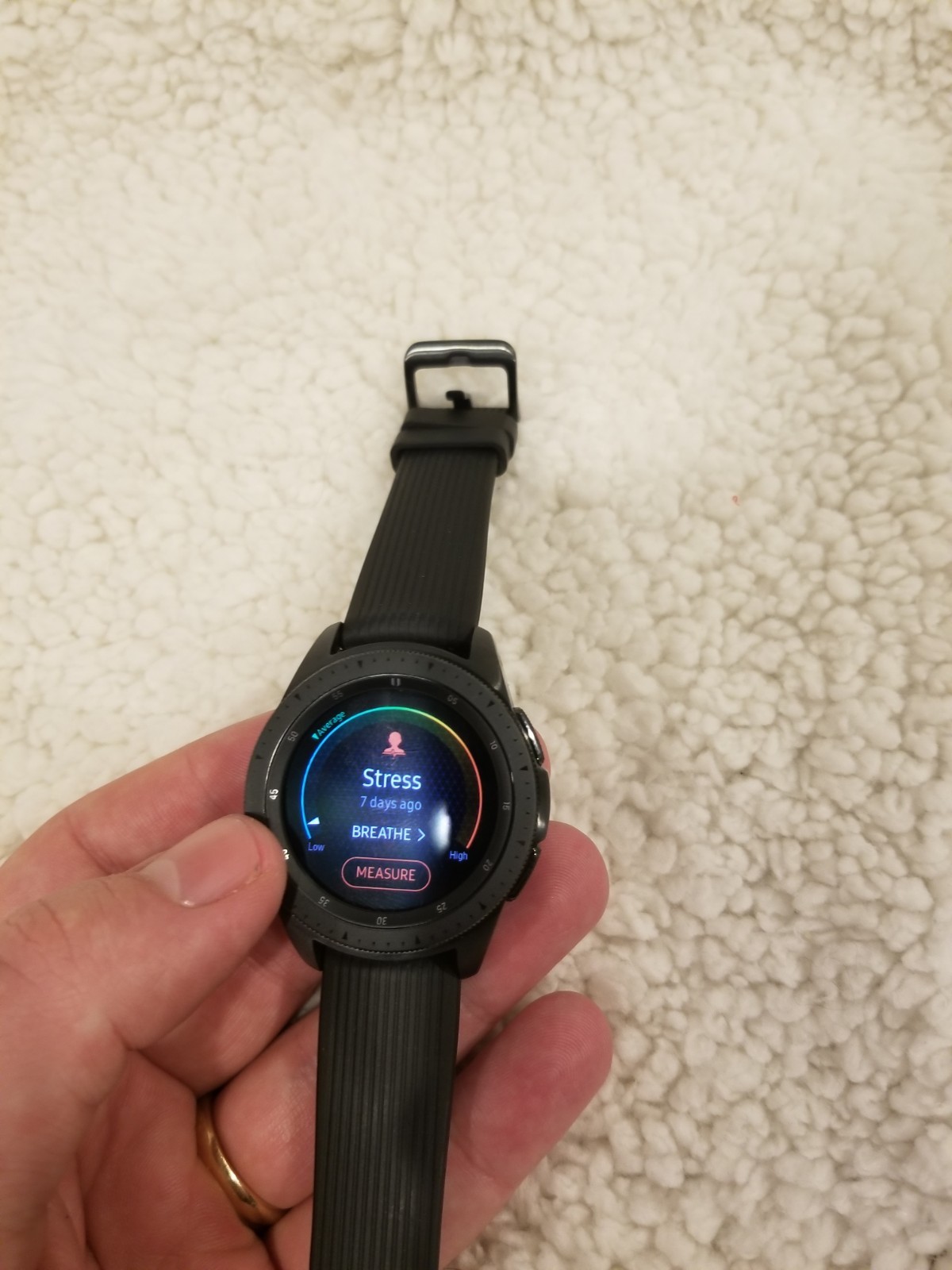 Samsung Galaxy Watch SM-R810 42mm Midnight Black Case Classic Buckle Onyx Black