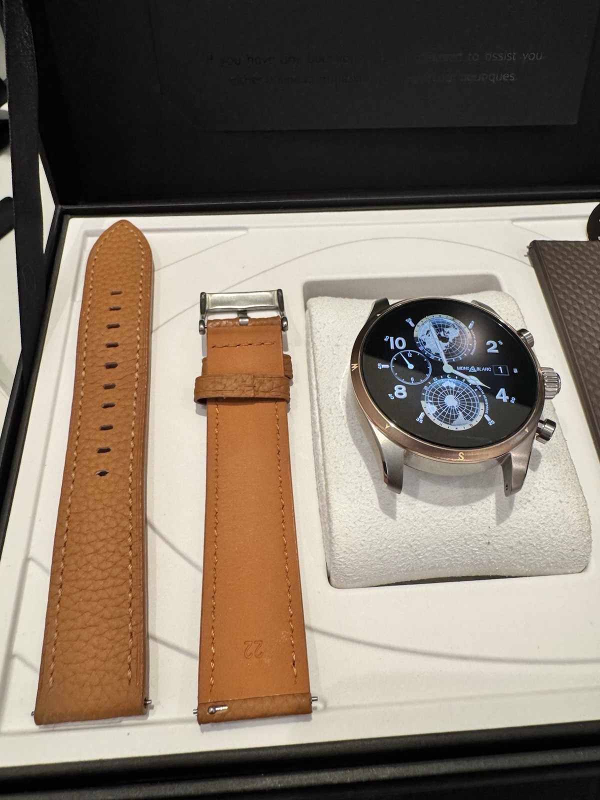 Montblanc Summit 3 Titanium and Rose Gold – Ref. 131798 – Full Set of 4 Straps