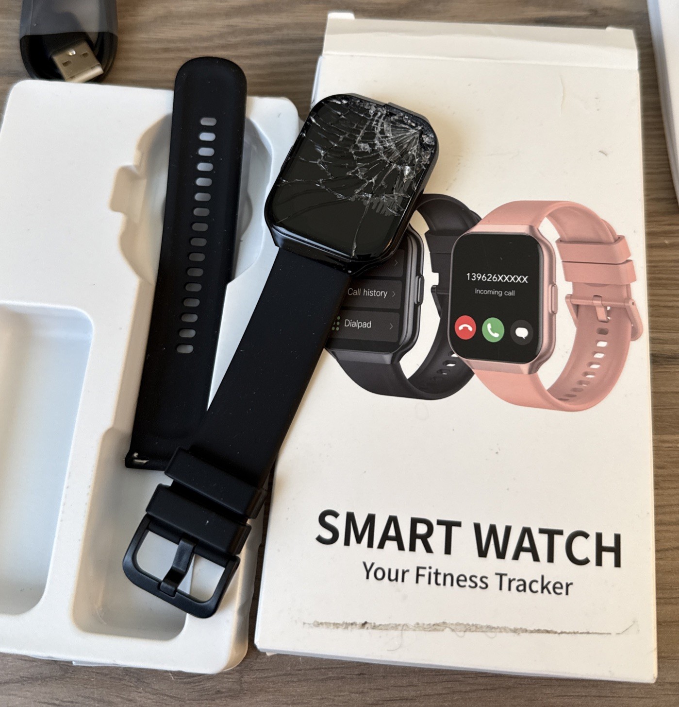 Smart Watch Fitness Model P98 for Android 7.0 or above or iOS 9.0 Parts Only