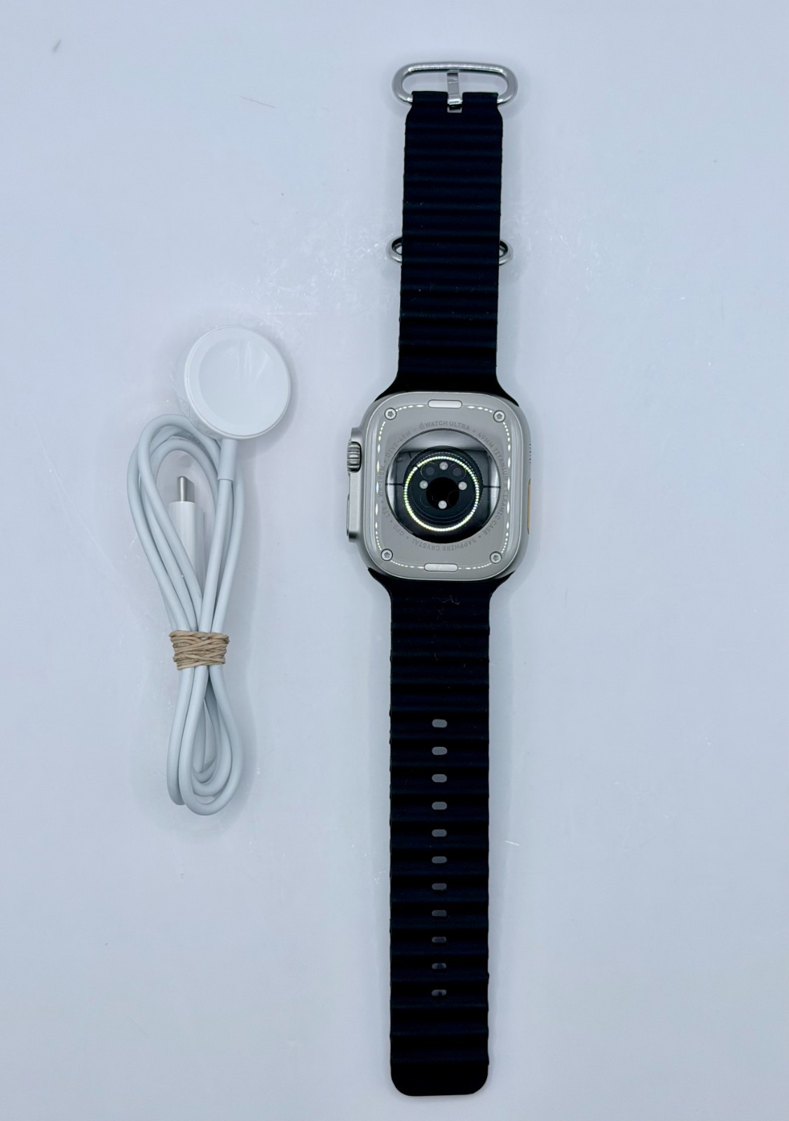 Apple Watch Ultra 49mm GPS + Cellular Titanium Case with Midnight Ocean Band