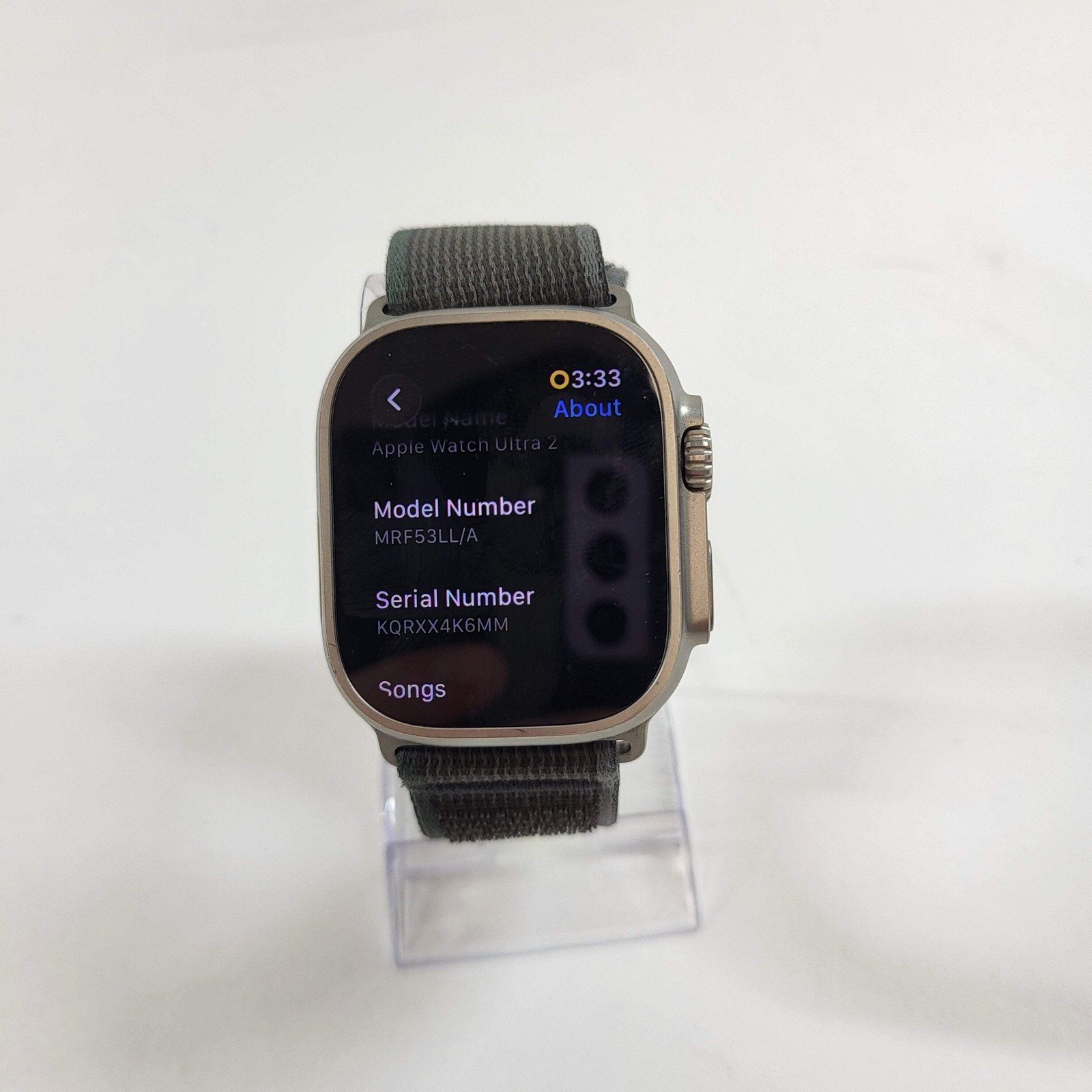 Unlocked Apple Watch Ultra 2 49MM Natural Titanium Aftermarket Band MRF53LL/A